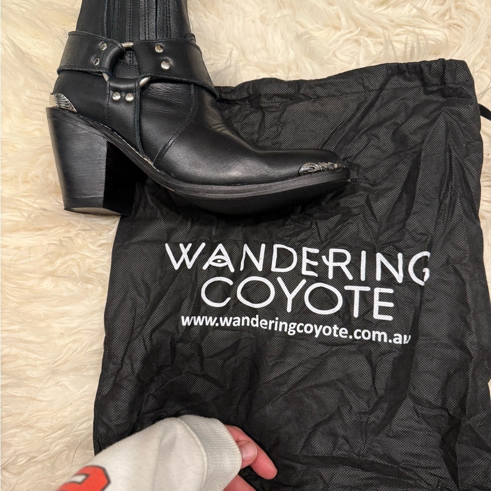 Ankle boots. Cowboy boots. Real leather. - Picture 7 of 9